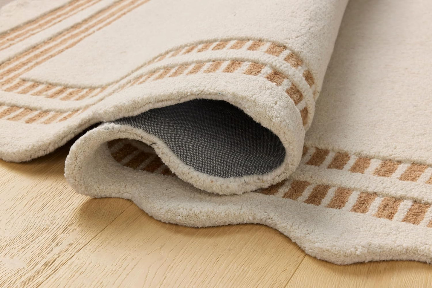 Loloi Chris Loves Julia Scottie Collection SCO-01 Ivory/Rust 5'-0" x 7'-6", .87" Pile Height, Area Rug