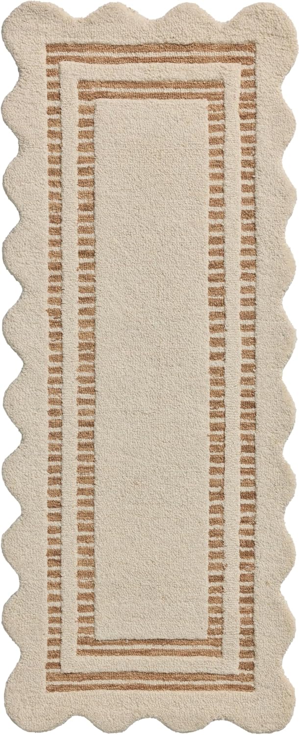 Loloi Chris Loves Julia Scottie Collection SCO-01 Ivory/Rust 5'-0" x 7'-6", .87" Pile Height, Area Rug