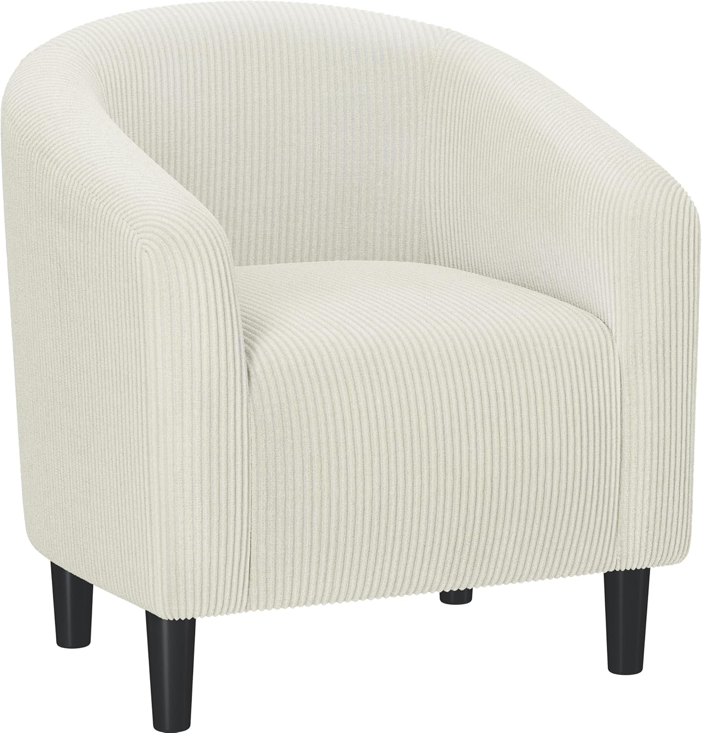 Yaheetech Accent Barrel Chair, Boucle Fabric Club Chair, Furry Sherpa Elegant Armchair with Cozy Soft Padded, Suitable for Living Room Bedroom Reception Room Office, Blue
