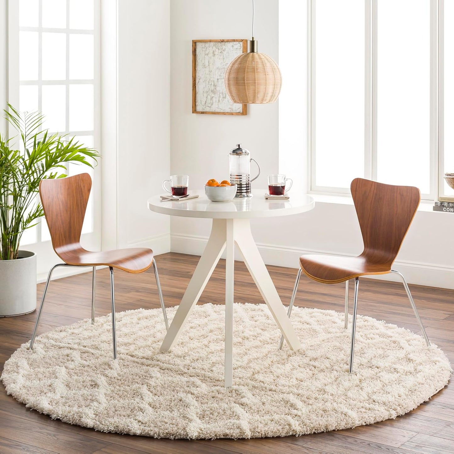 Livabliss Hapsburg Moroccan Shag Area Rug, 6'7" x 9'6", Beige