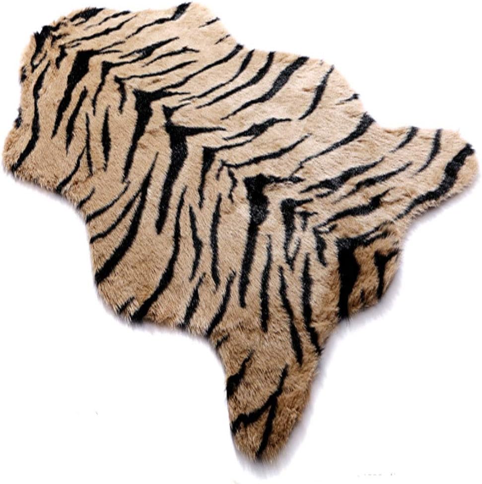 Leopard Print Rug, Faux Cowhide Cheetah Skin Rug Animal Printed Area Rug Carpet for Home Office, Livingroom, Bedroom