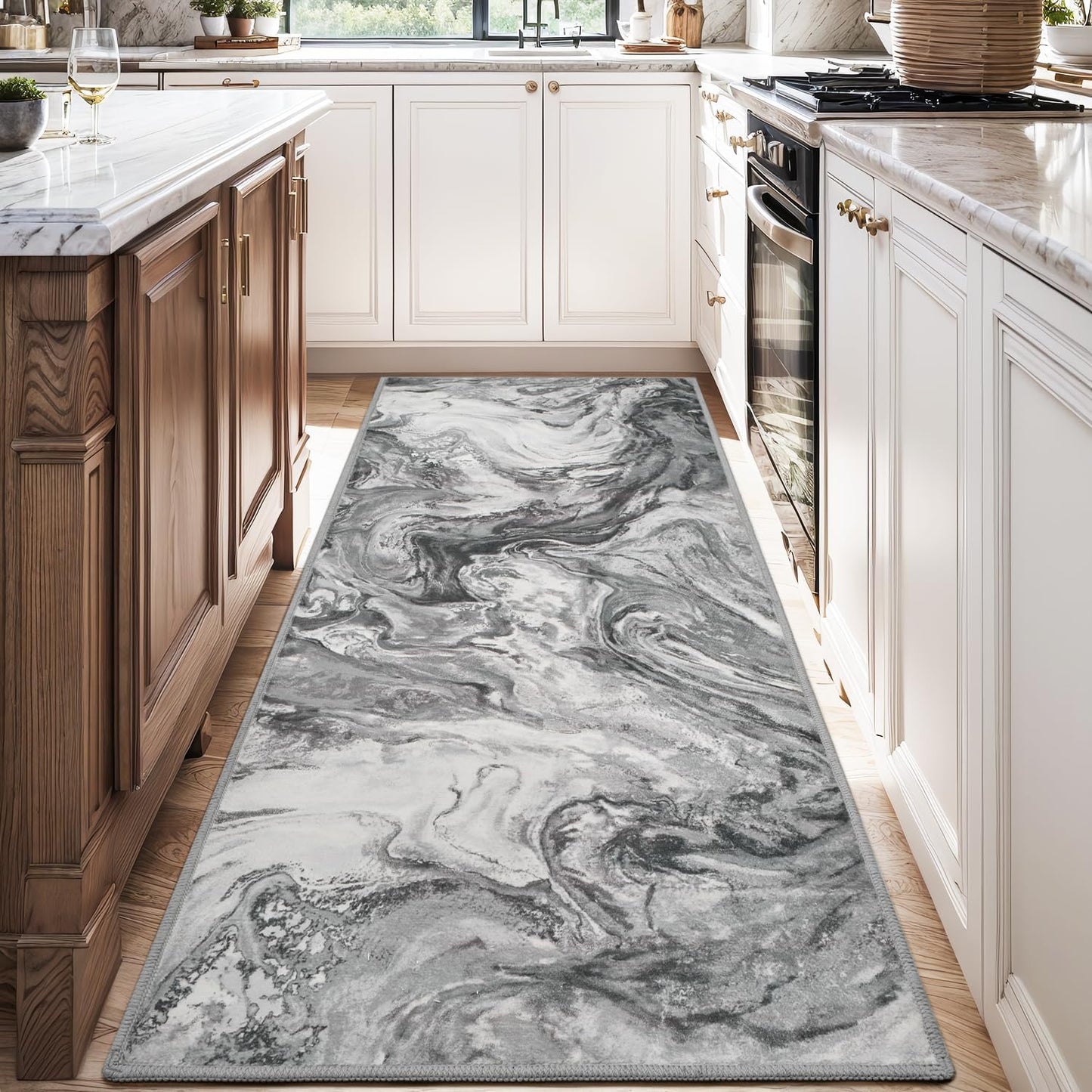 5x7 Area Rugs for Living Room, Modern Abstract Rug for Bedroom, Contemporary Machine Washable Rug, Large Stain Resistant Carpet for Dining Room Playroom Home Office, Pet & Kids Friendly