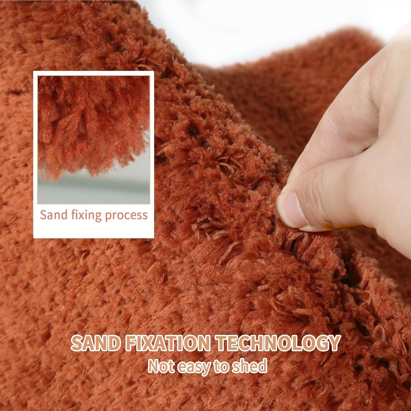 Bathroom Rugs Sets 3 Piece with Adjustable Toilet Seat Cover 17.5"x 15" Machine Washable Bath Rug Set with TPR Non Slip Rubber Backing Solid Bath Mat Set for Luxury Bathroom Decoration