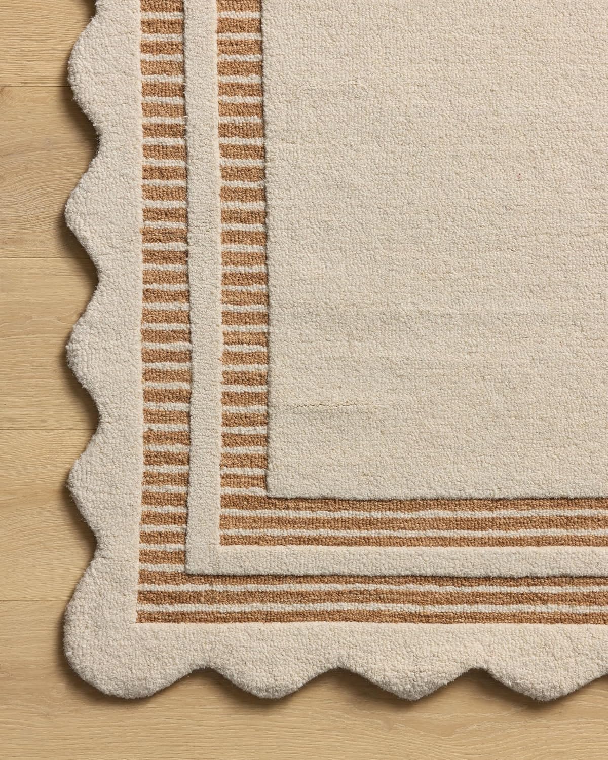 Loloi Chris Loves Julia Scottie Collection SCO-01 Ivory/Rust 5'-0" x 7'-6", .87" Pile Height, Area Rug